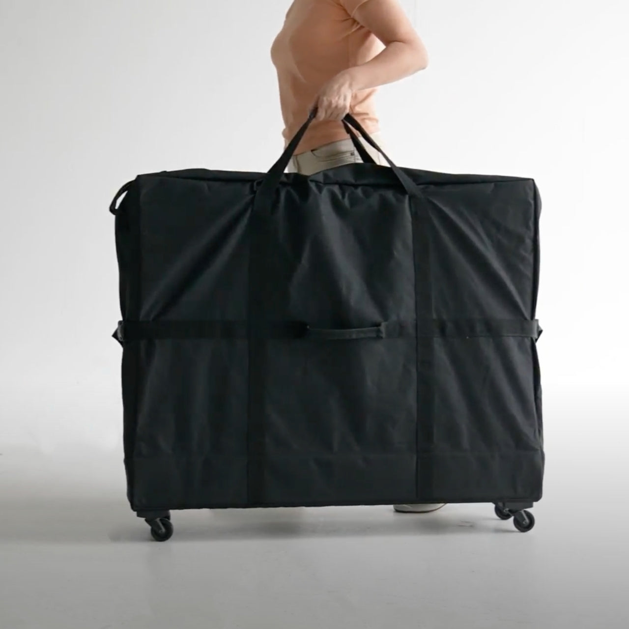 Portable Massage Table Carrier with 360° wheels, Light and Waterproof