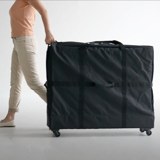 Portable Massage Table Carrier with 360° wheels, Light and Waterproof