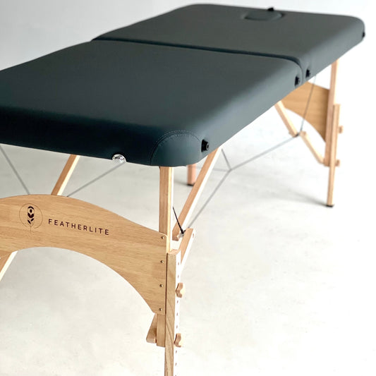 Featherlite Classic Professional Portable Massage Bed, Foldable and Lightweight for Professional Use