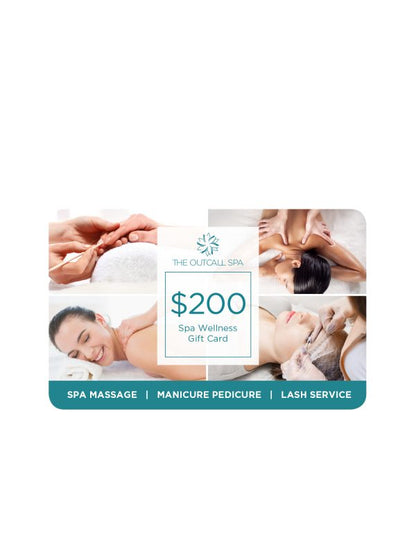 Spa Wellness Gift Card - $200