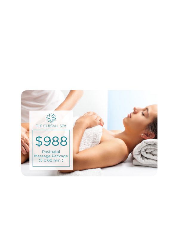 Postnatal Massage Package Gift Card – $988